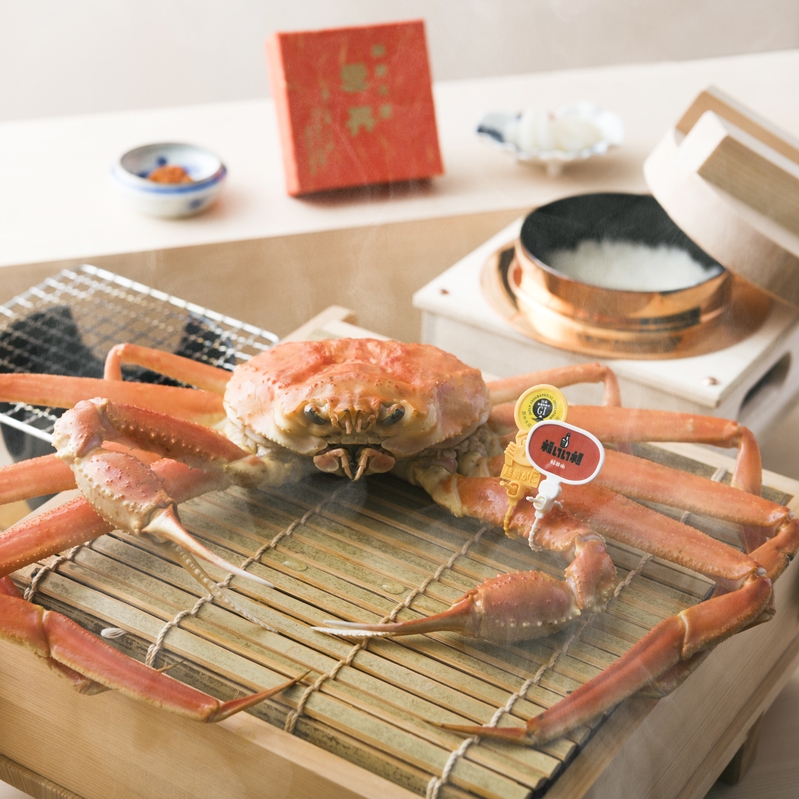 献上蟹使用｜三国港越前がにフルコース1泊2食付きセミスイート ◆蟹と温泉を愉しむプレミアムステイ◆
