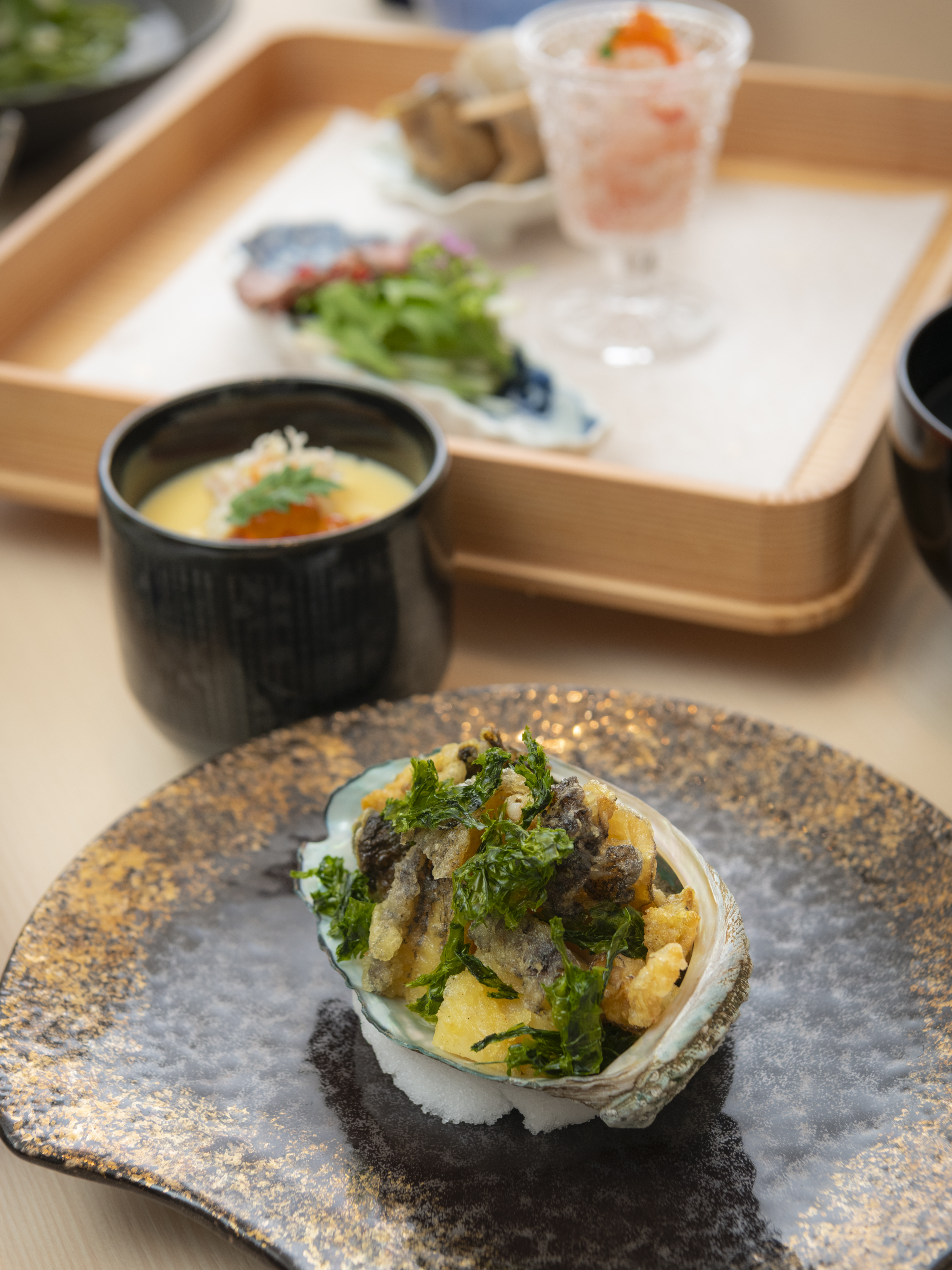 美食プラン（鮑の天ぷら）