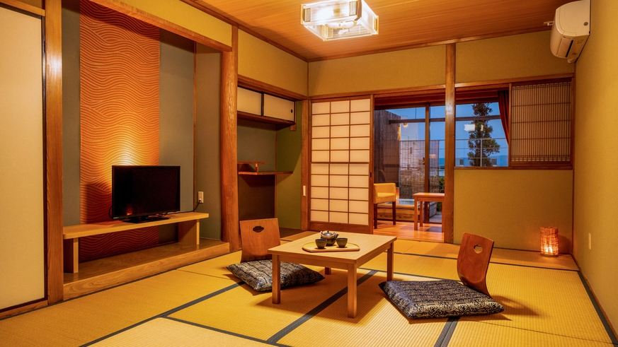 スタンダード露天風呂付和室　※客室の一例