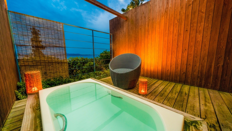 スタンダード露天風呂付和室　※客室露天風呂の一例