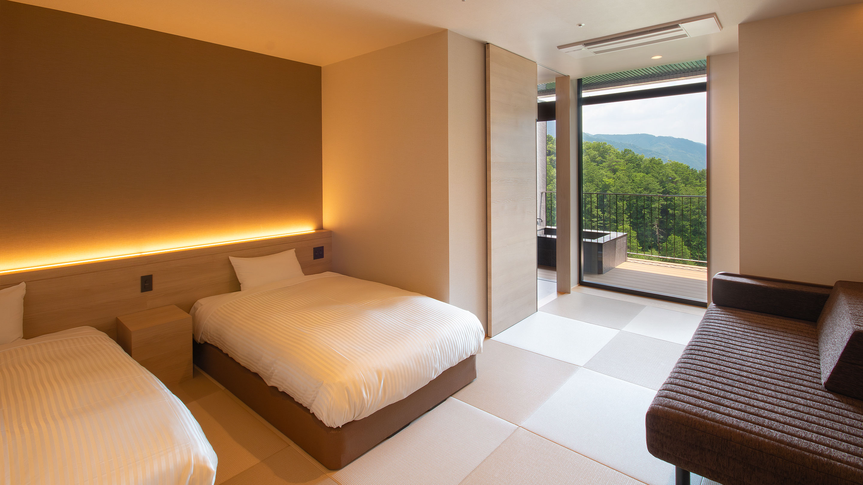 【禁煙】スーペリア露天風呂付和ベッドツイン※イメージ