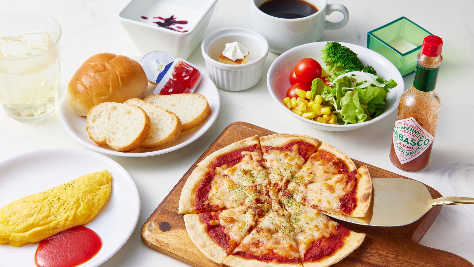 朝食ビュッフェ