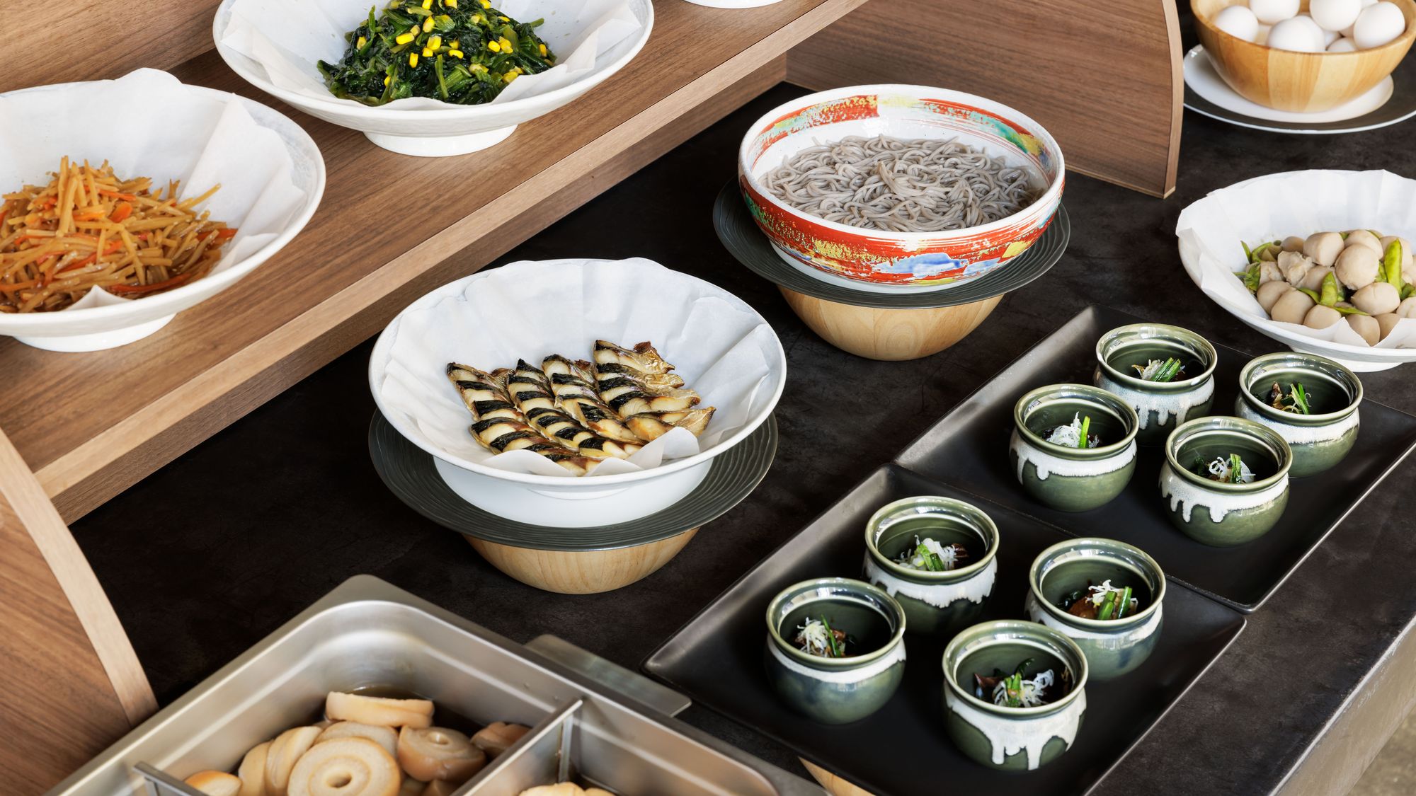 朝食ビュッフェ