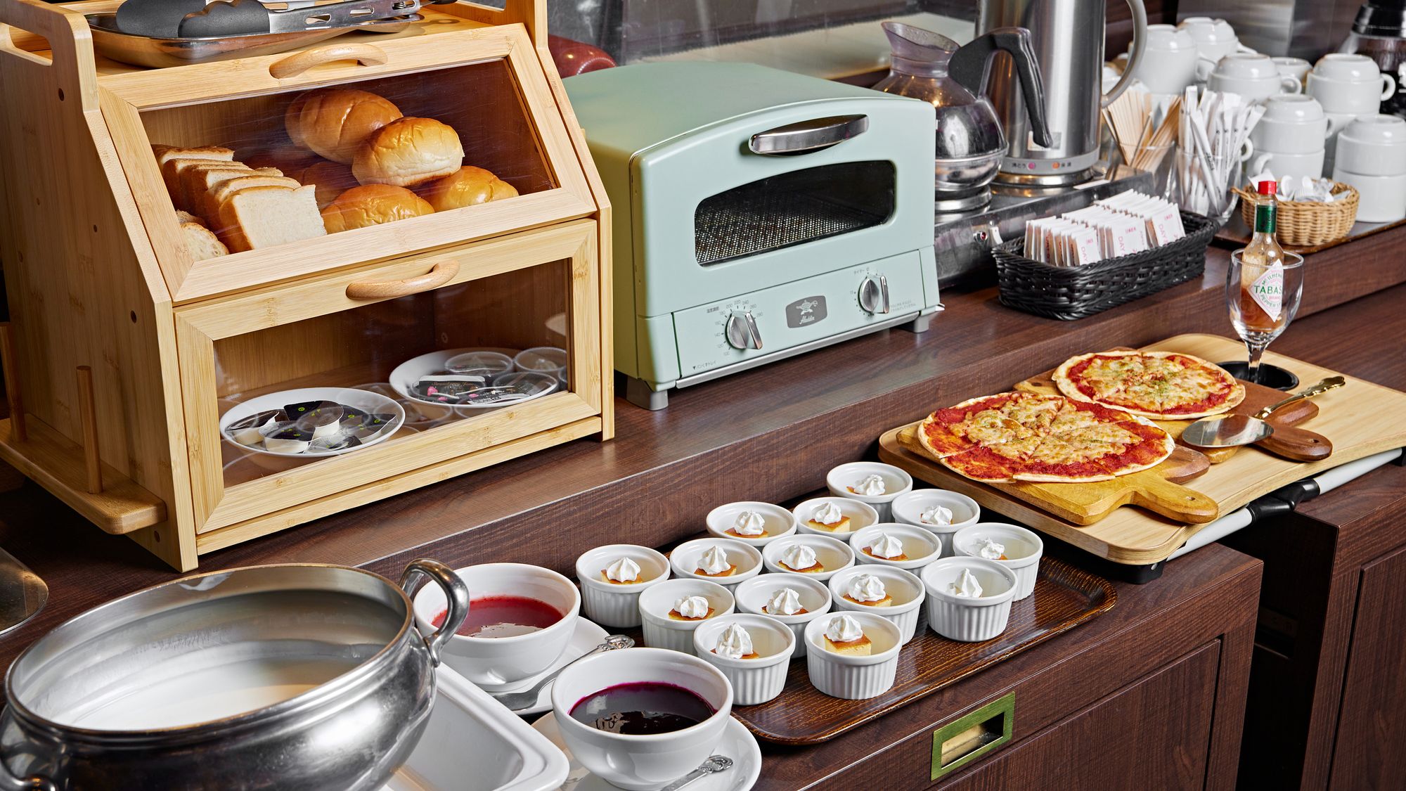 朝食ビュッフェ