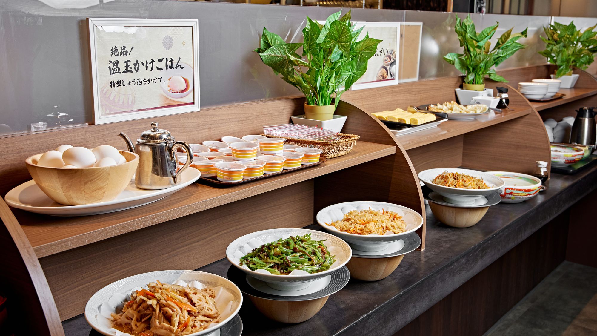 朝食ビュッフェ