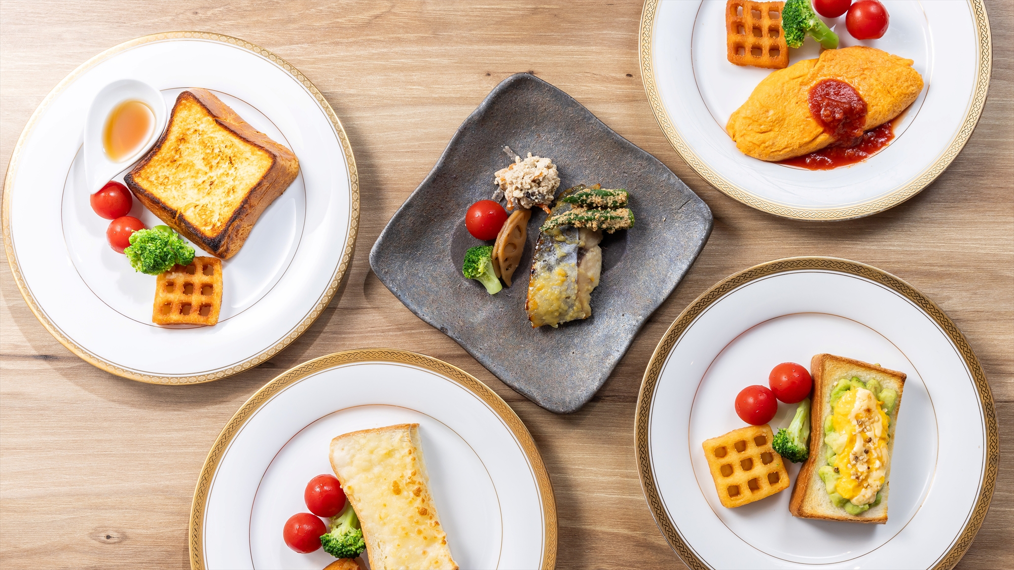朝食｜メインプレート