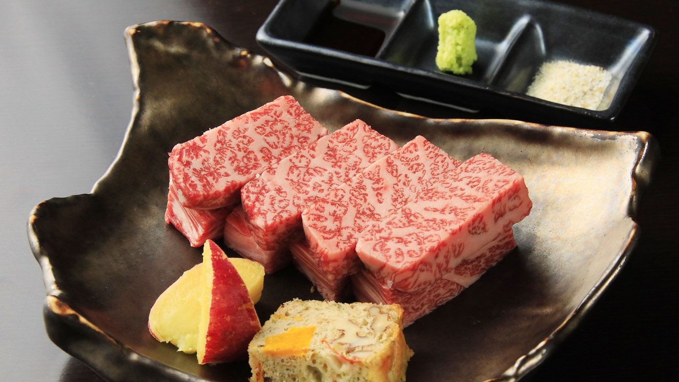 【最上級会席】ライブキッチンで焼き上げる国産牛ステーキがメインの贅沢プラン＜最上級会席■極＞