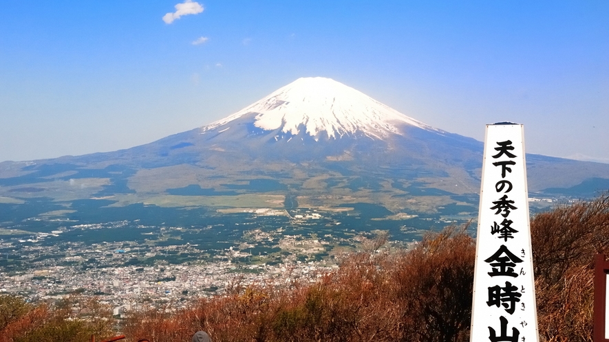 【金時山山頂】晴れていれば富士山も見える登山スポット
