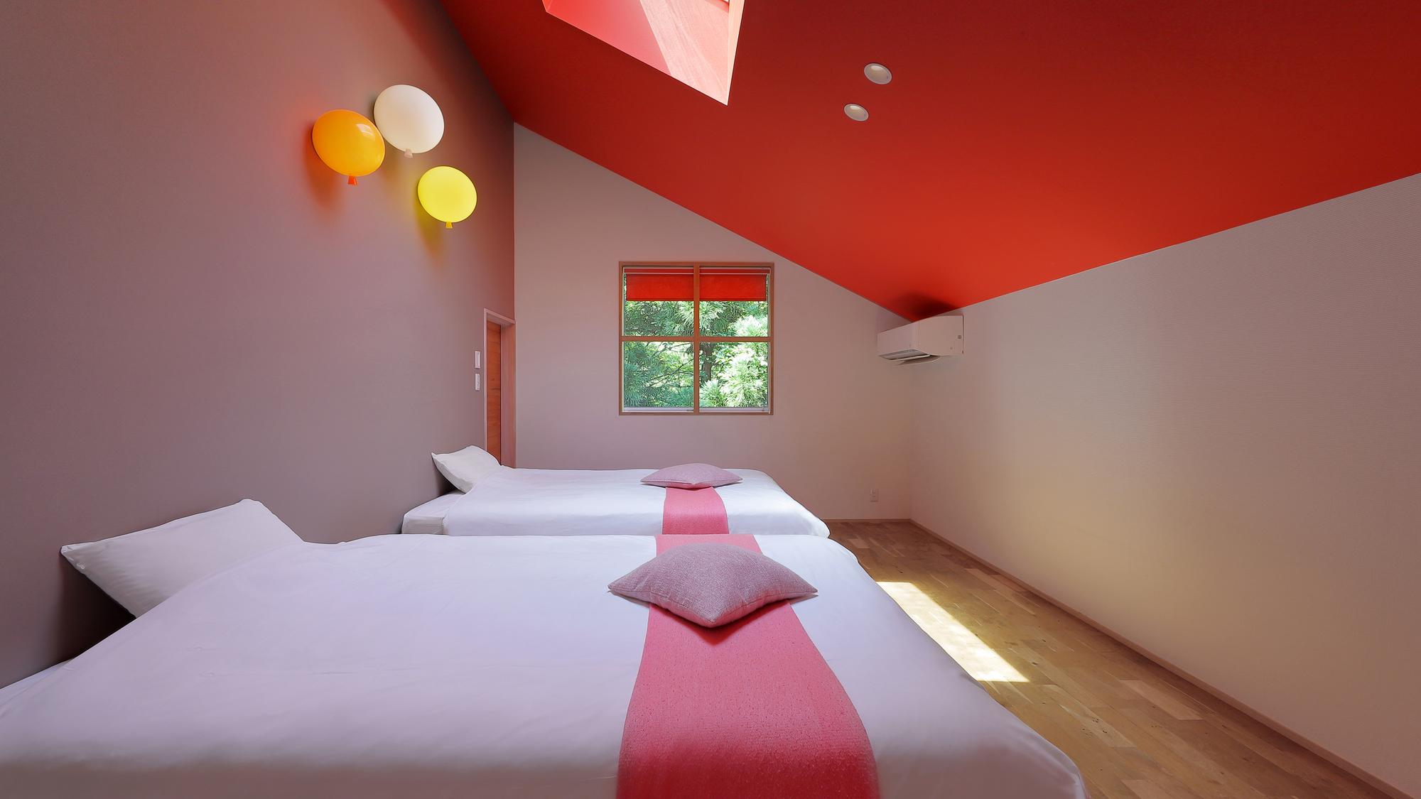 アップルオレンジ [露天風呂＋テラス付＋ボルダリング付]