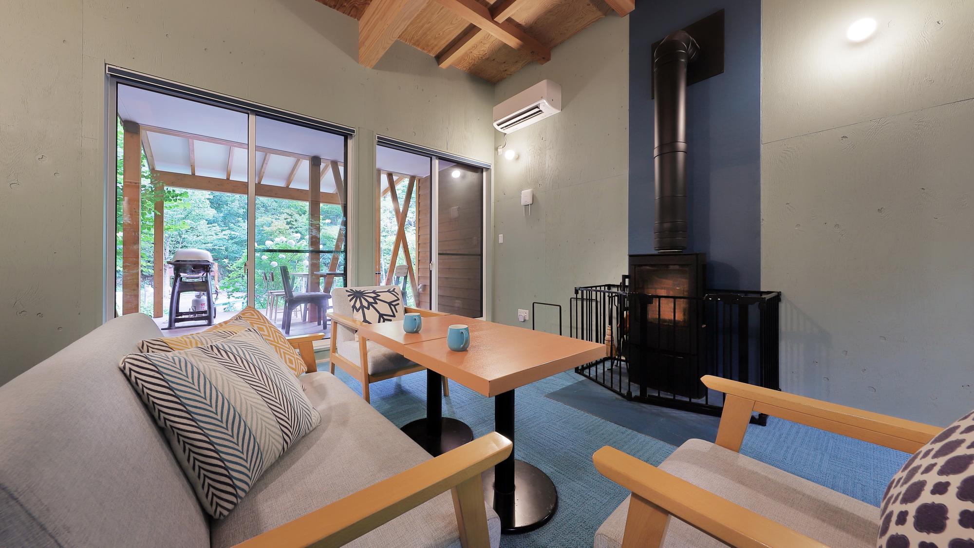 アイランドブルー［露天風呂付＋テラス付＋ボルダリング付］