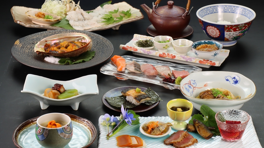 【1泊夕食付】◆夏を味わう◆料亭周山のスタンダード会席〜夏〜