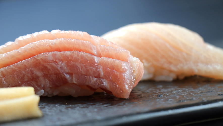 お寿司に使われるネタも、その日に仕入れた新鮮魚介です。