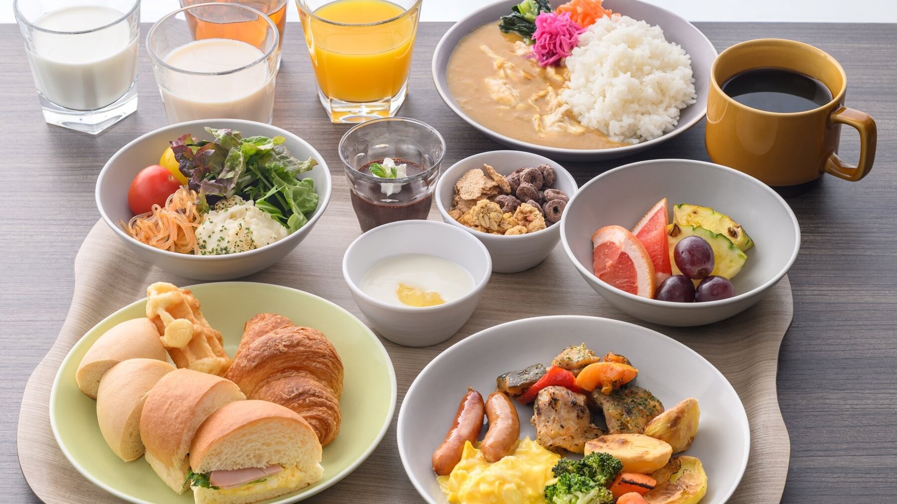 【朝食付きフルビュッフェ】3泊以上でお得に宿泊！【連泊割】