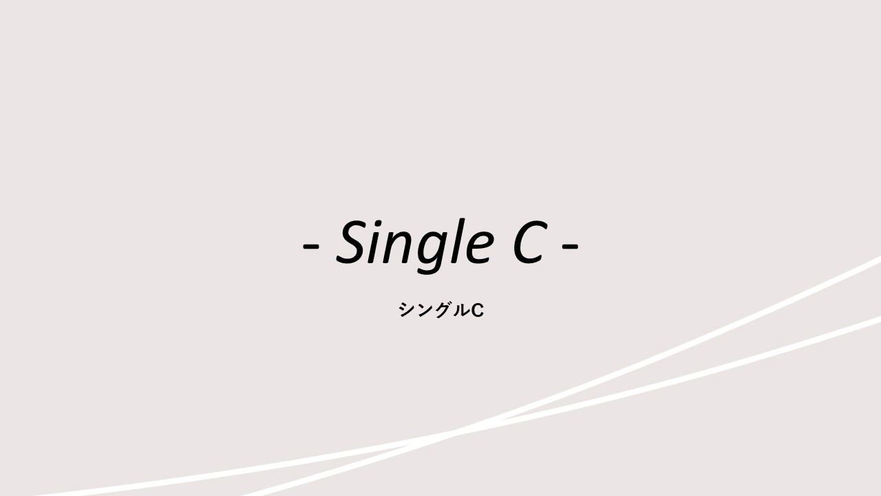 客室紹介(シングルC)