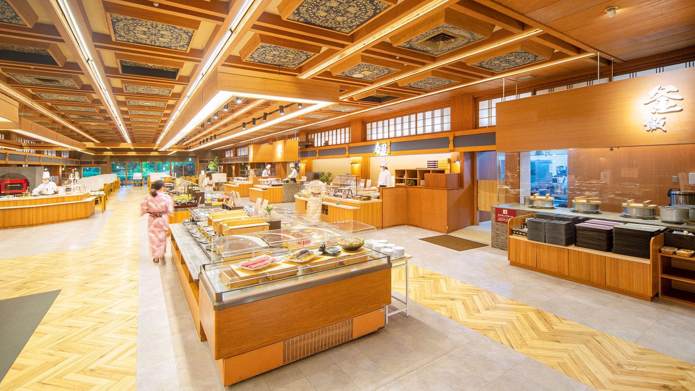 【グルメプラン】本ズワイガニ姿まるごと食べ放題付1泊2食　基本バイキングプラン