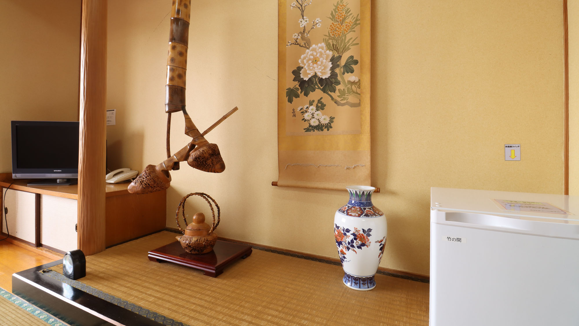 【客室・竹の間】和の雰囲気で落ち着いたお部屋です