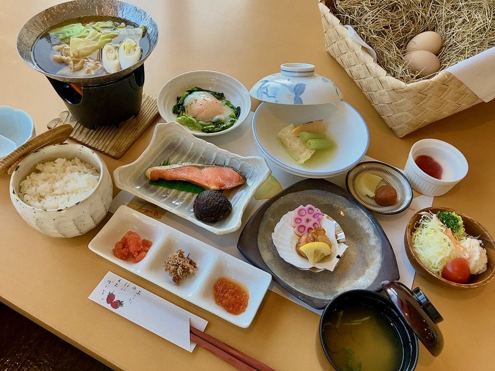 地元食材にこだわった和朝食