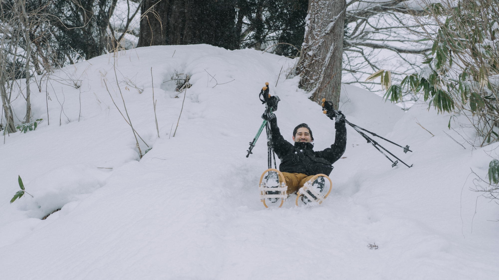 【室数限定】冬を体感！ふかふかの雪の森を歩くスノーシューウォーク体験プラン／田沢湖をのぞむ絶景宿