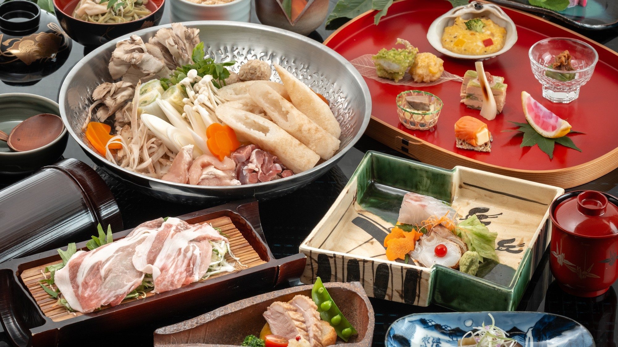 【スタンダード】全室レイクビュー！比内地鶏の旨味たっぷり「きりたんぽ鍋」-湖を眺める展望貸切露天風呂