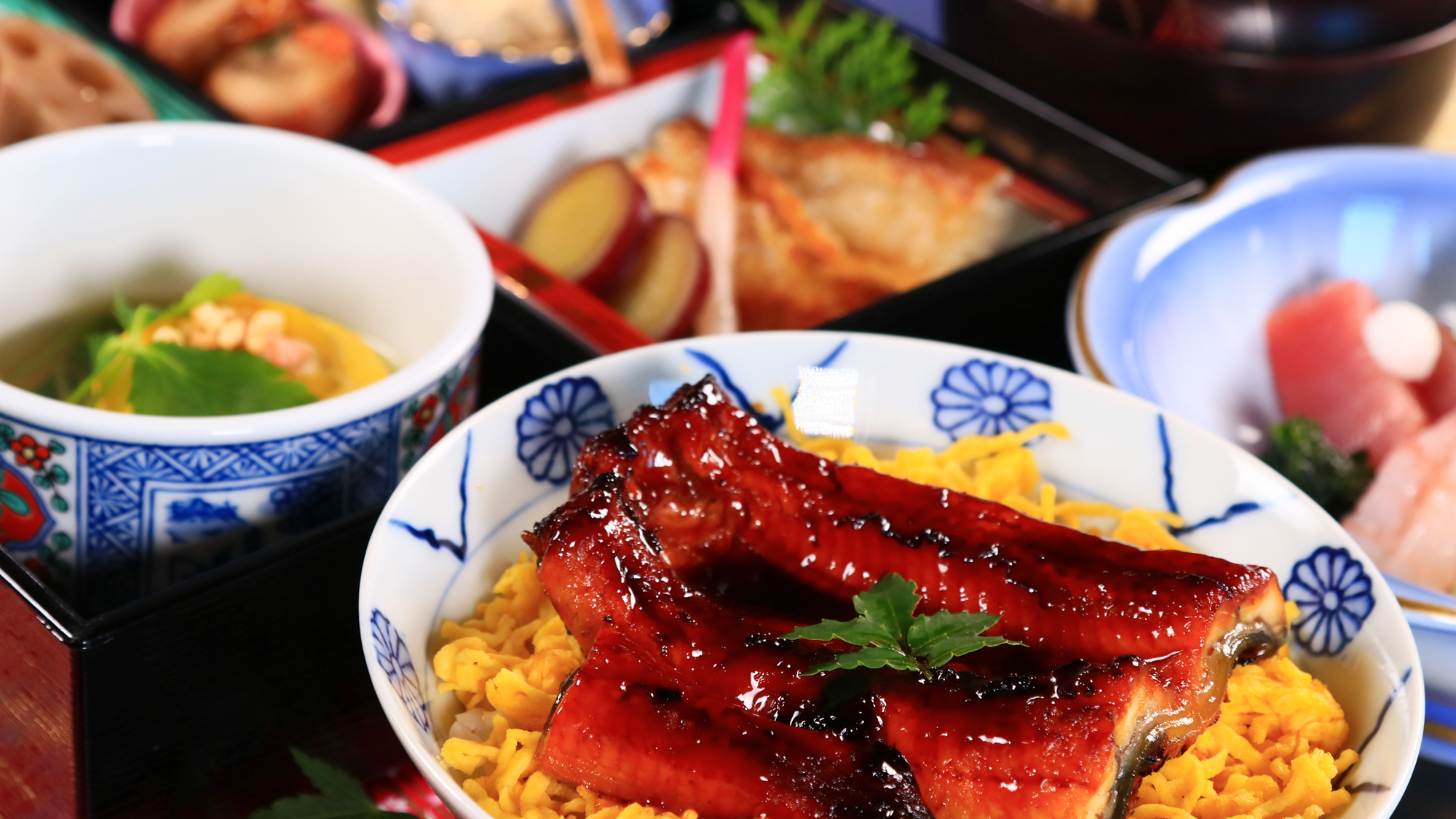 ＜昼食＞うな重道中御膳