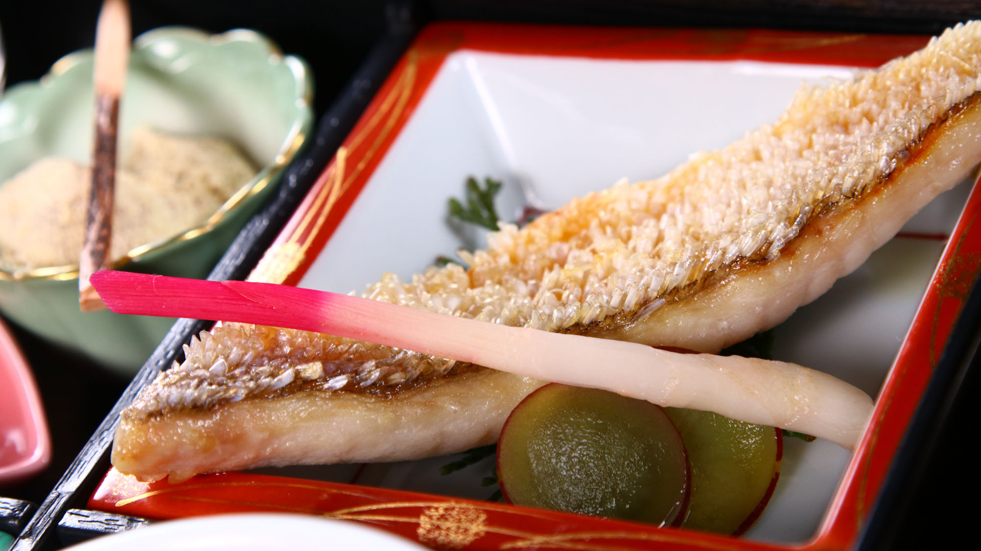 ＜昼食＞釜めし道中御膳 甘鯛の松笠焼き*