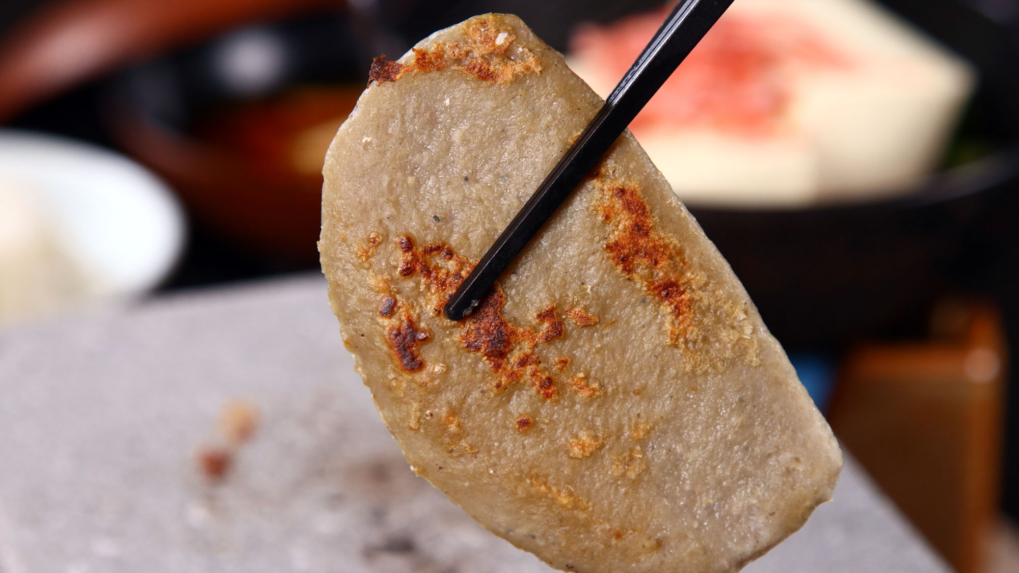 朝食一例◆静岡名物「黒はんぺん」*