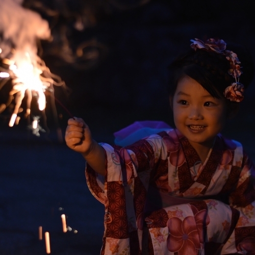 【夏休み限定プラン】風のテラスで夏の思い出作り！　お子様に花火セットをプレゼント♪