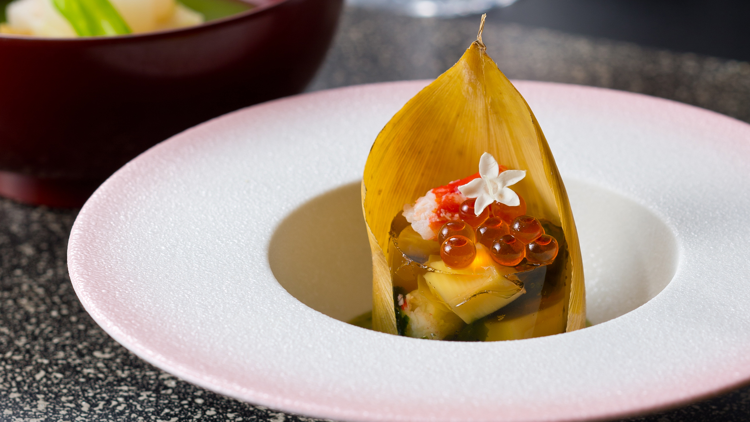 竹の子jelly 木の芽ソース