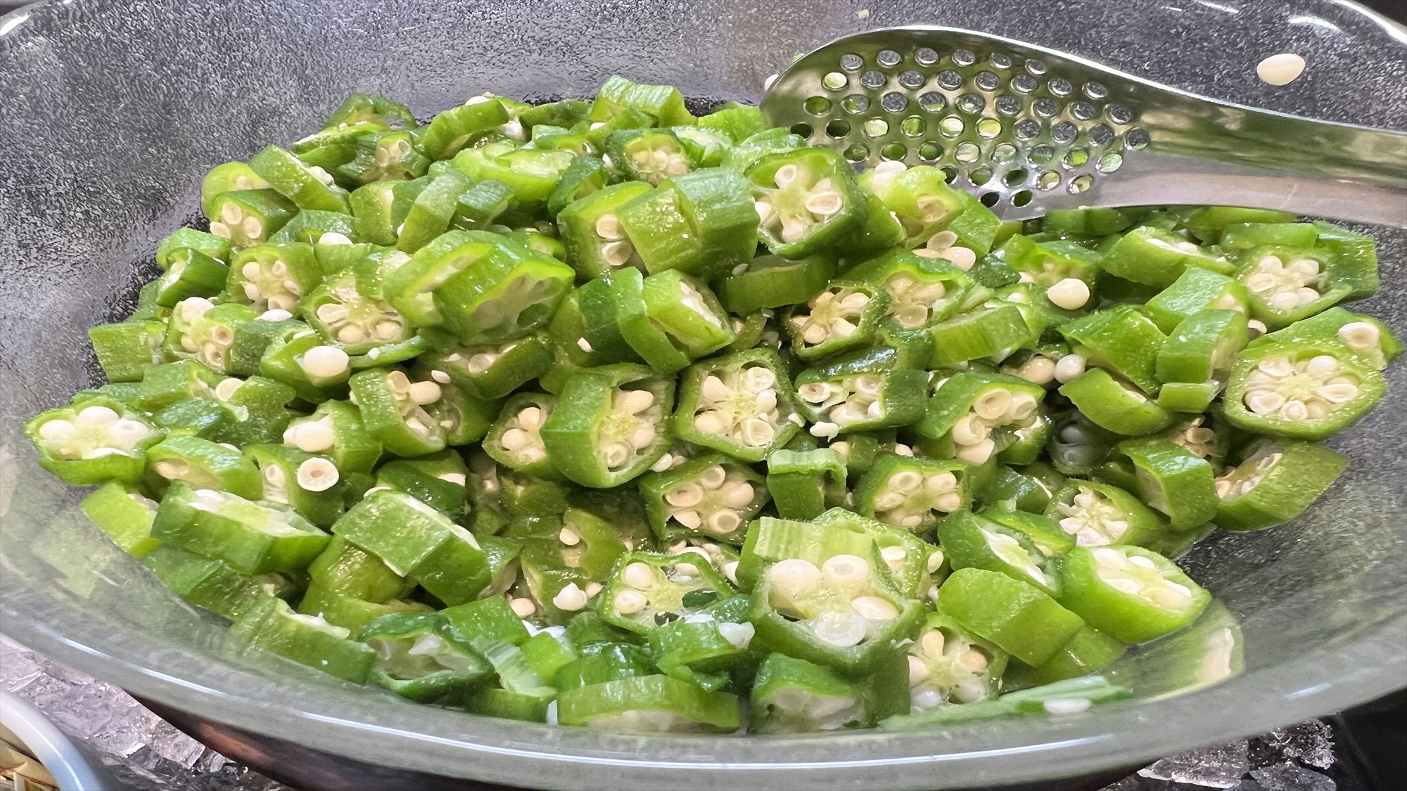 ◆朝食　お好み海鮮丼ネタ　オクラ