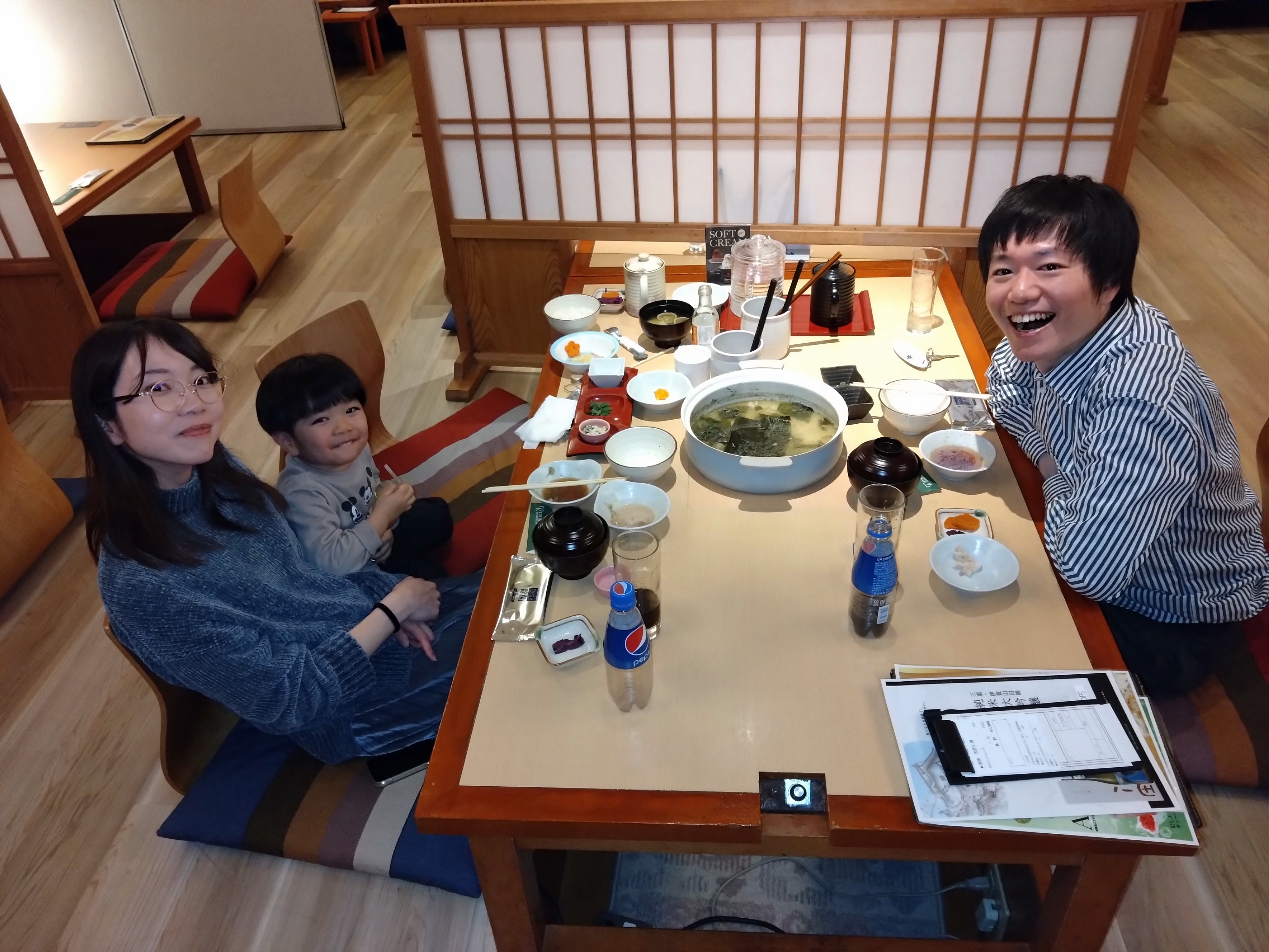 ファミリーにも大満足な夕食！