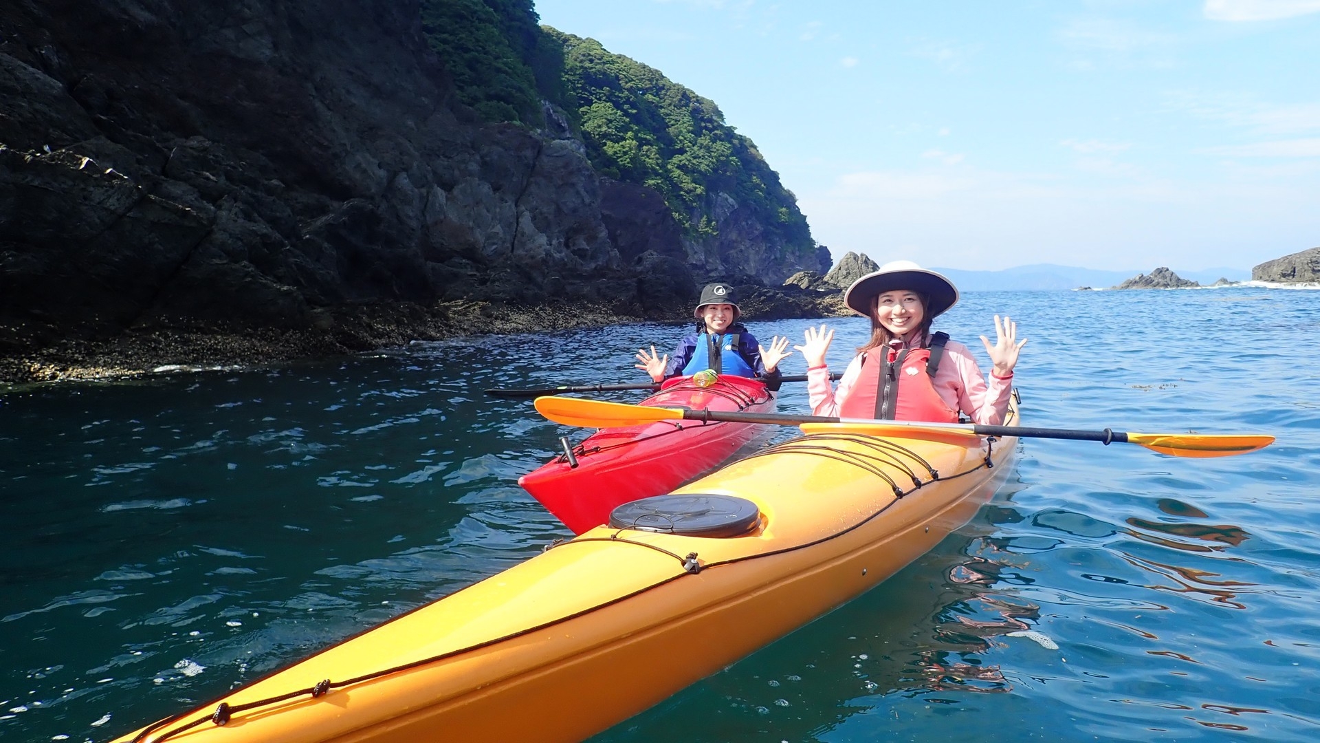太平洋に繰り出そう！地球の不思議を体験・シーカヤックツアー
