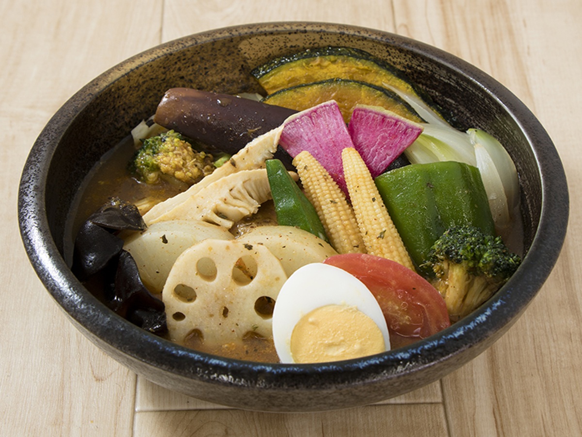 一日分野菜の野菜のスープカレー