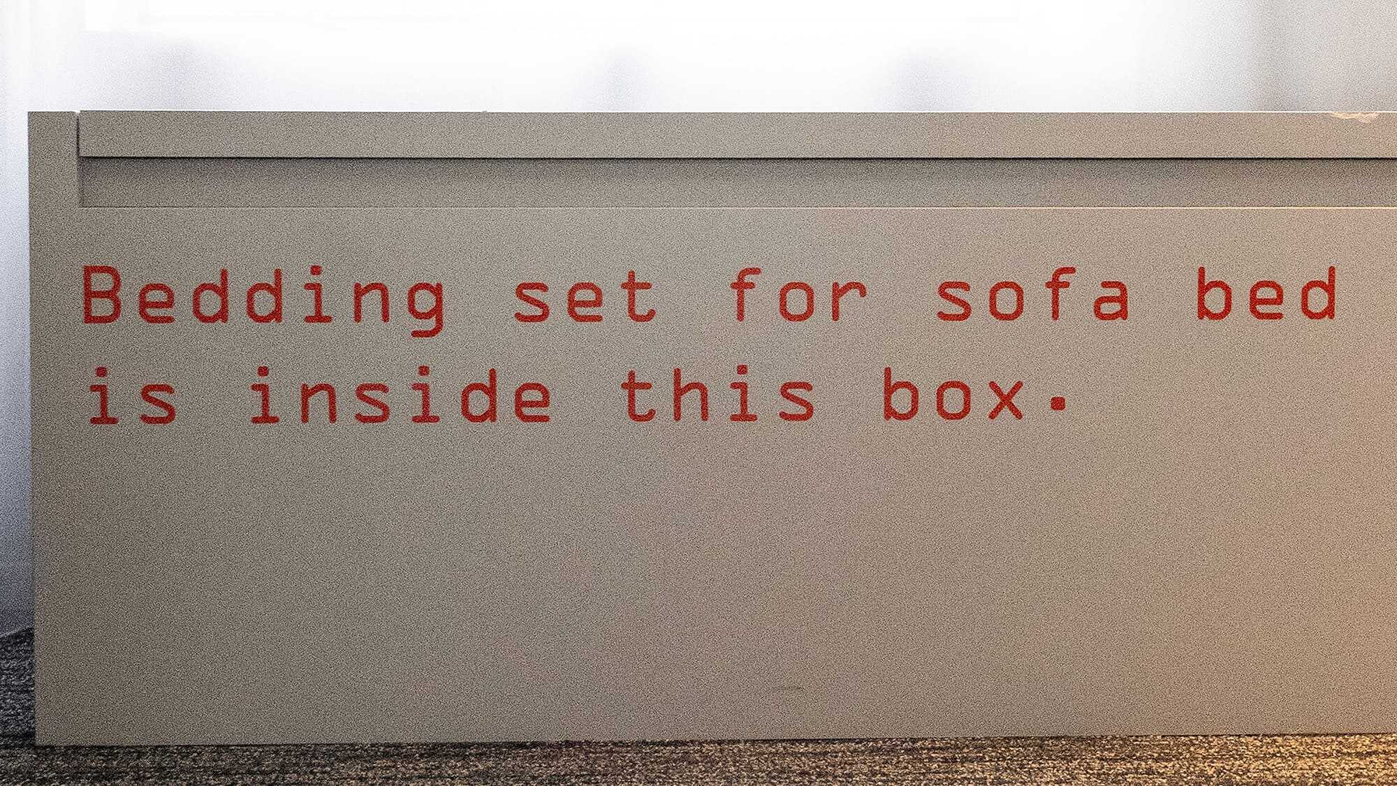 アトリエスイート／ライブラリースイート｜ソファベッド用寝具収納ボックス