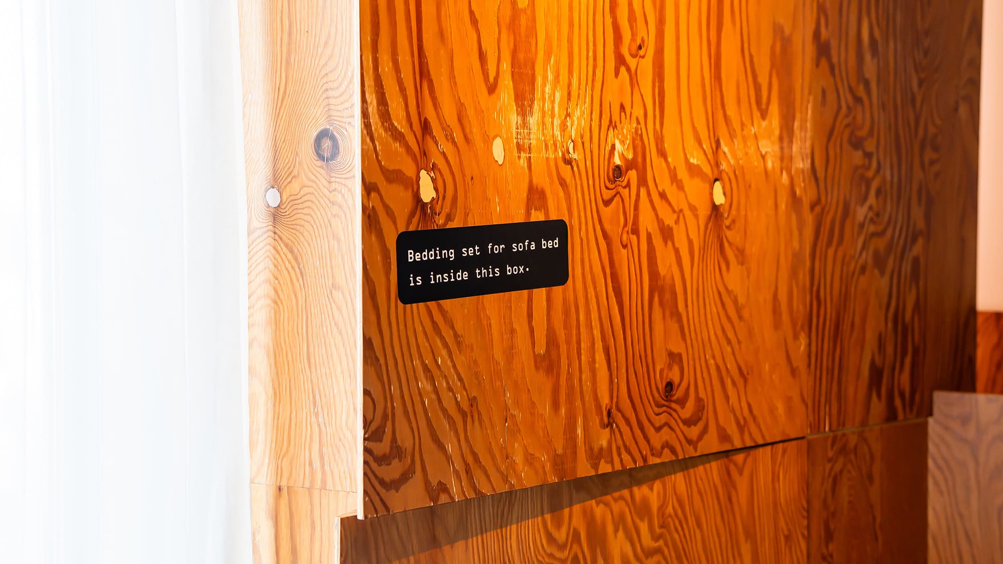 デラックスツイン／デラックスキング｜ソファベッド用寝具収納ボックス