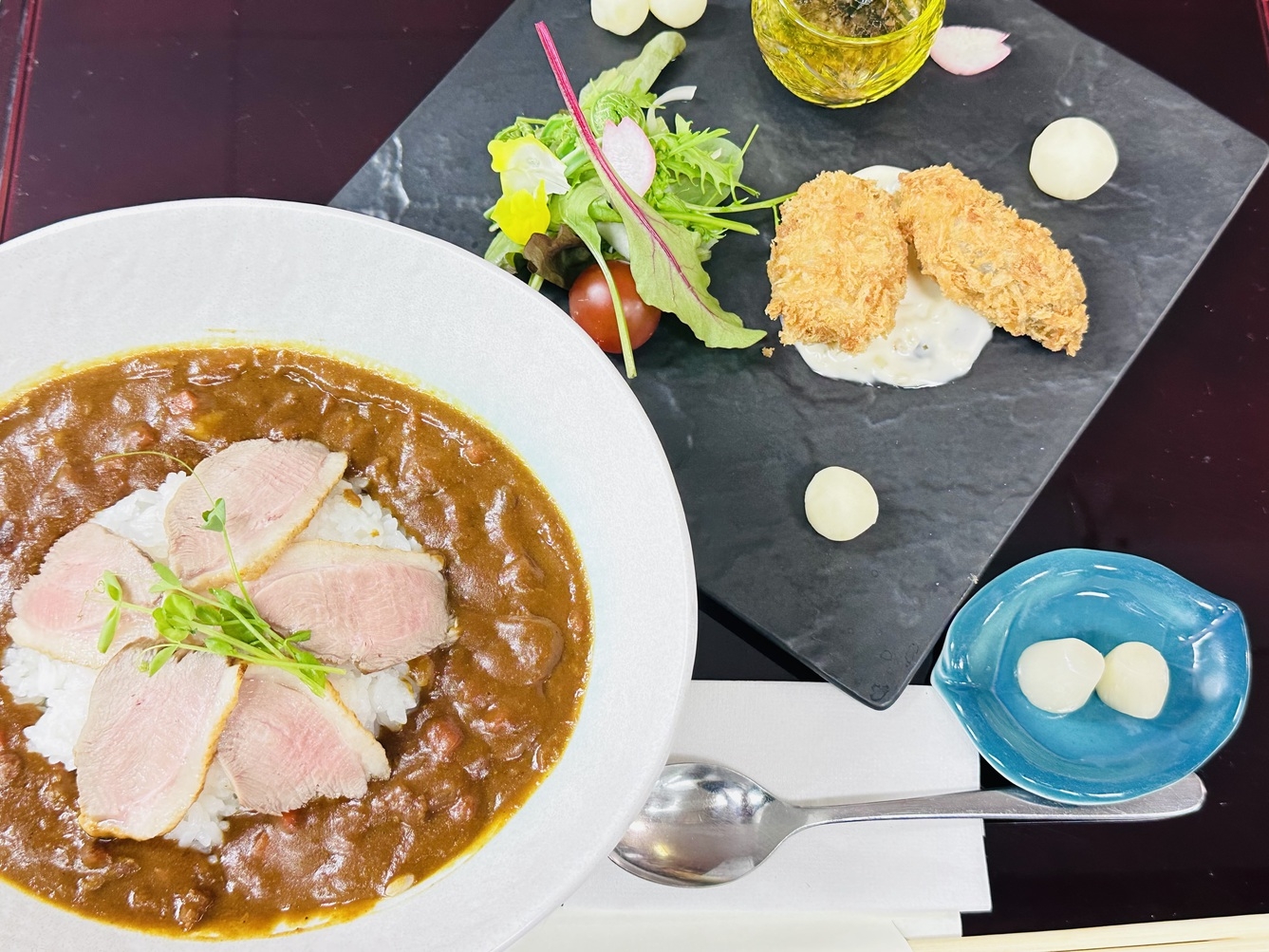 【1泊2食】特製「オリジナルカレー〜鴨肉添え〜」柏崎の海辺でカジュアルステイ