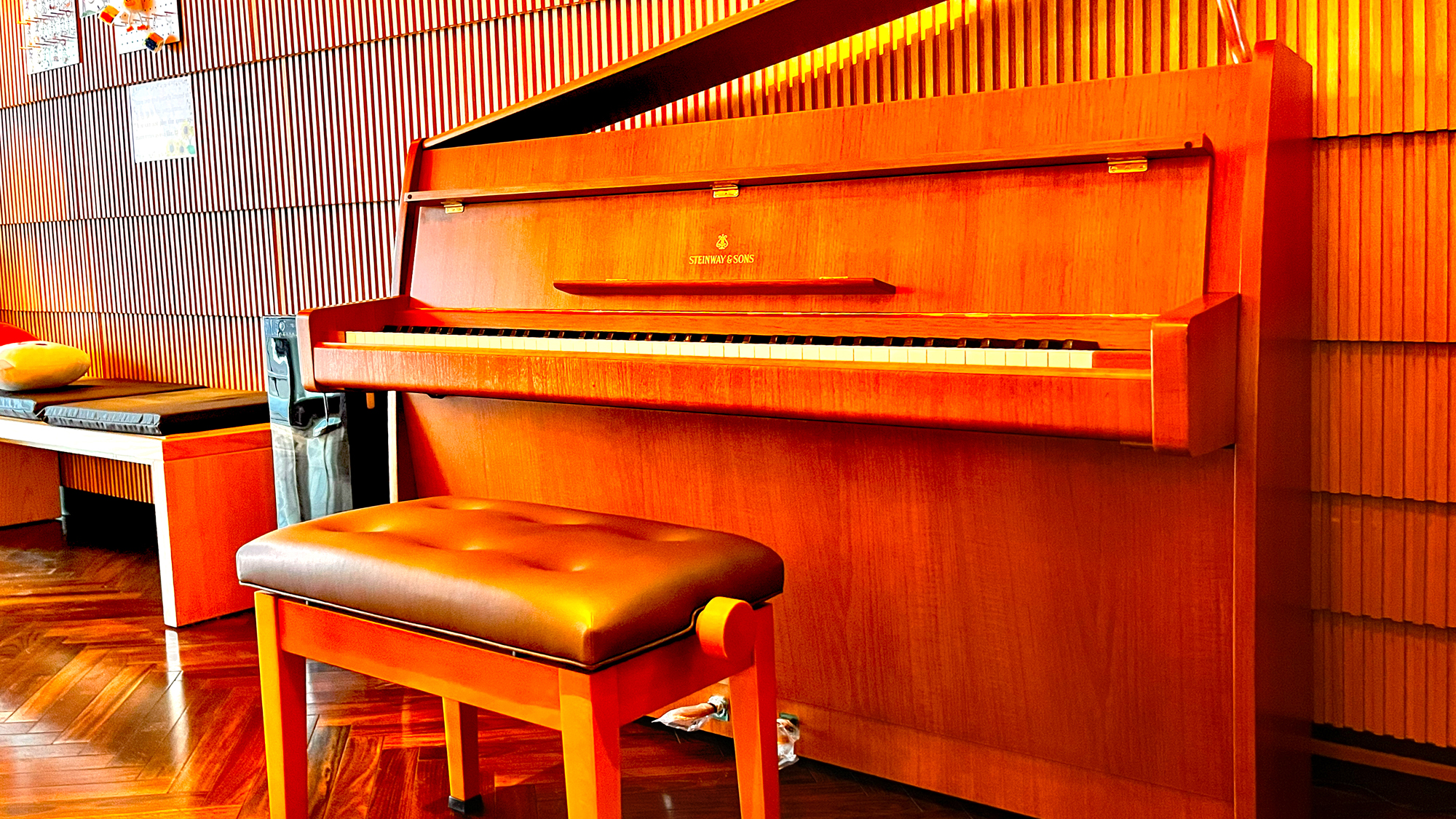 スタインウェイピアノ設置