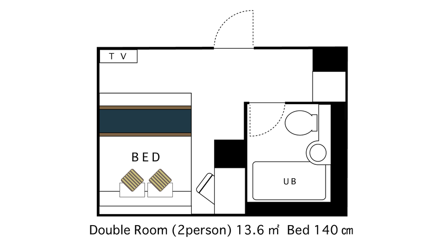 ダブルルーム 2 名様仕様
