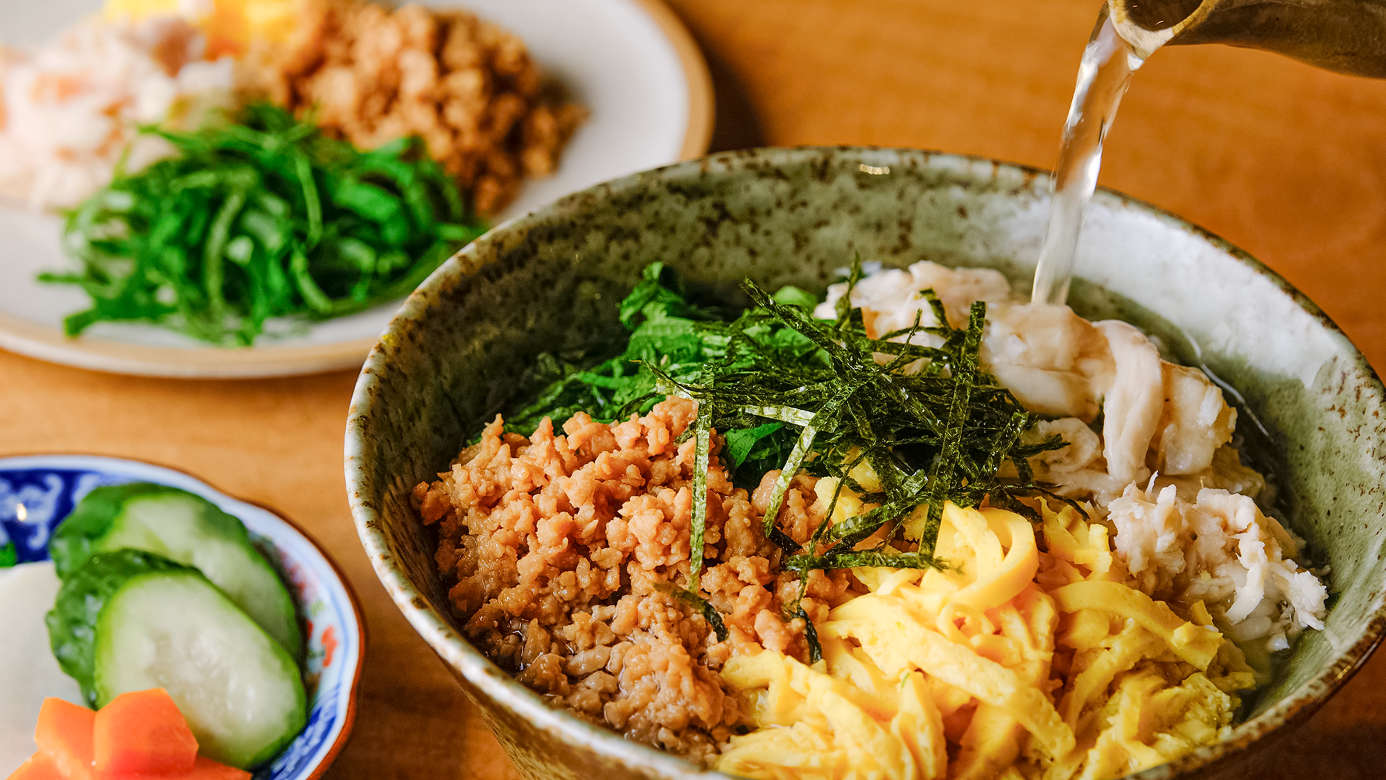 出汁茶漬け朝食