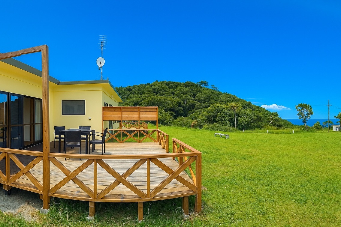 【素泊まり】 【 海が見える 広々の98㎡ 禁煙 】コテージ