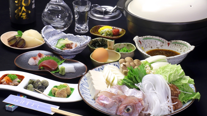 【冬季限定】≪はまよし特製★海鮮鍋コース≫獲れたて海の幸満載！お鍋で温まろう♪