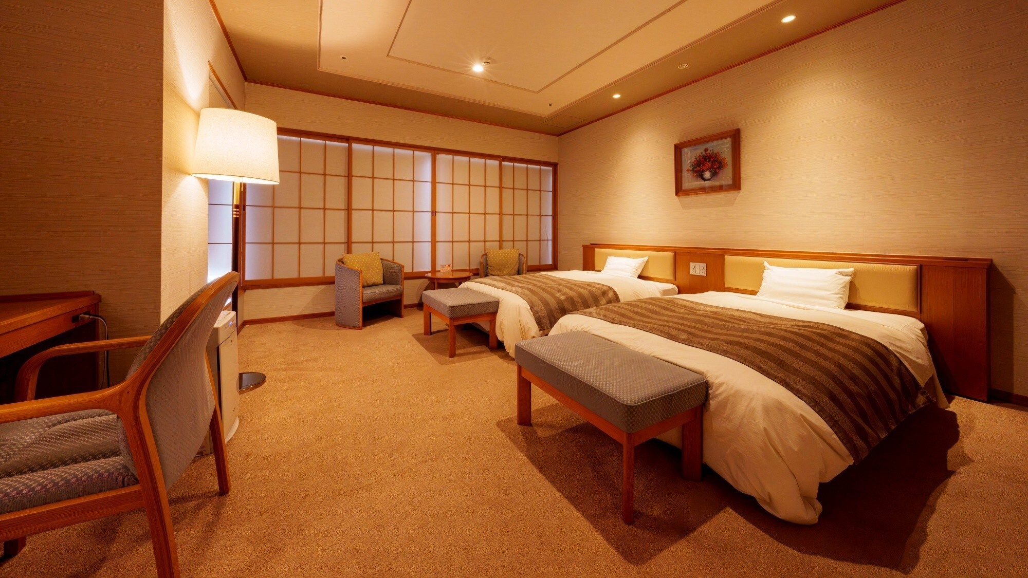 ■タワー館特別和洋室　客室フロア最上階（18階）