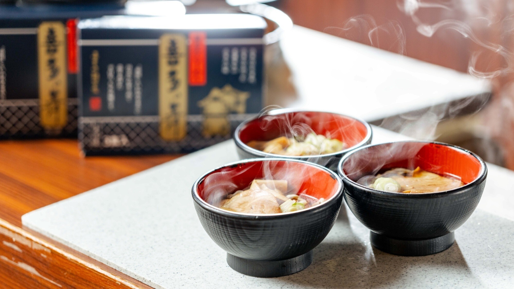 ■＜朝食ビュッフェ＞朝ラーメン※一例です。仕入れ状況等により変更になる場合がございます