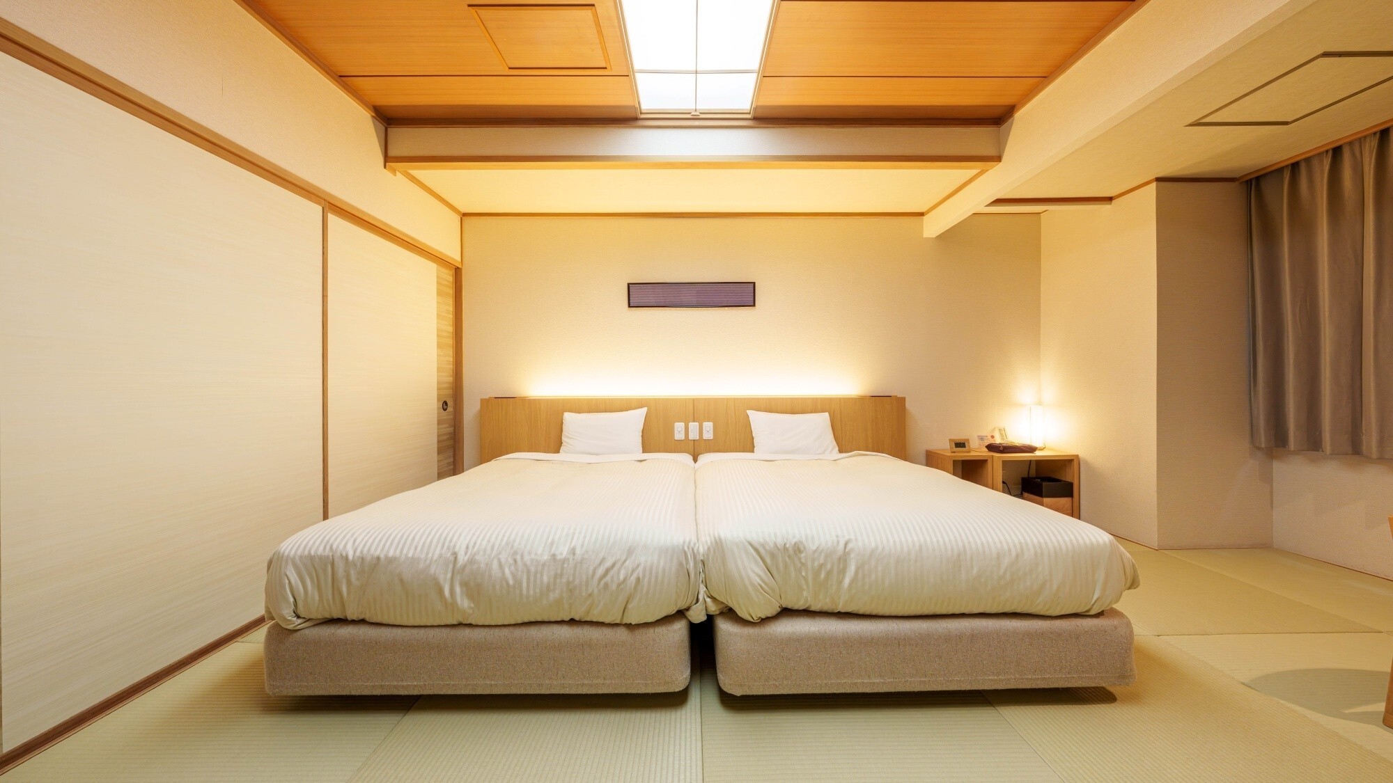 ■朱雀亭 和室モダン(ベッド2台)(山側)※2020年客室リニューアル