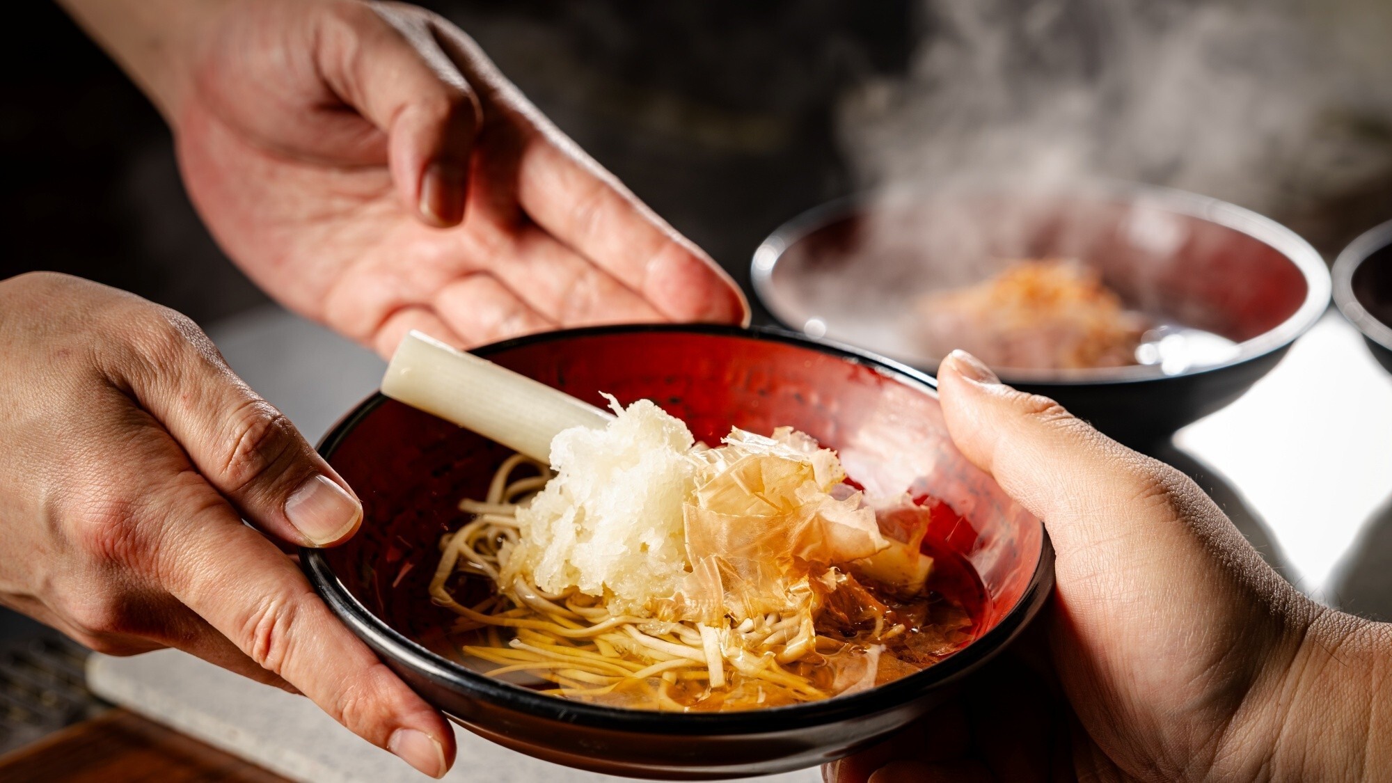 ■＜夕食ビュッフェ＞ねぎそば※掲載内容は一例です。仕入れ状況等により変更になる場合がございます。