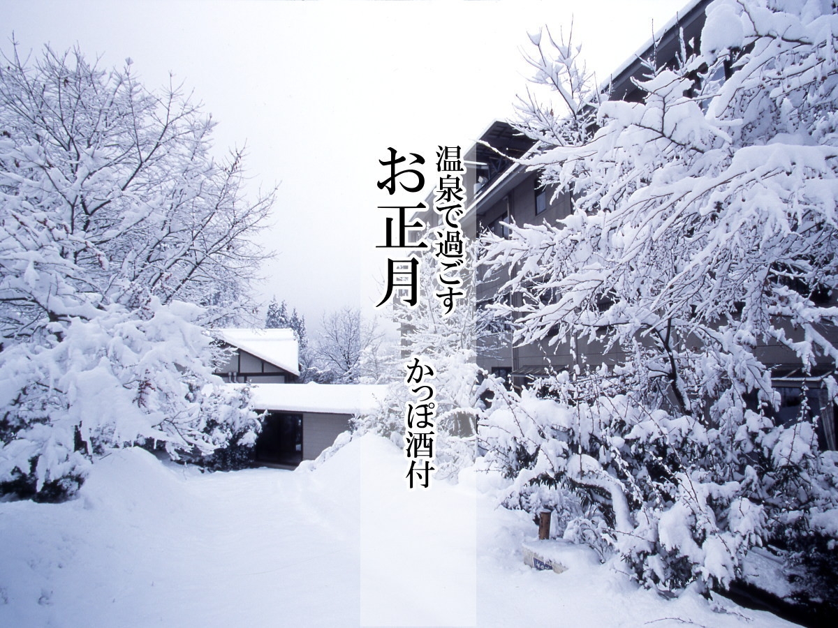 山里の温泉でのんびり過ごす【お正月プラン】