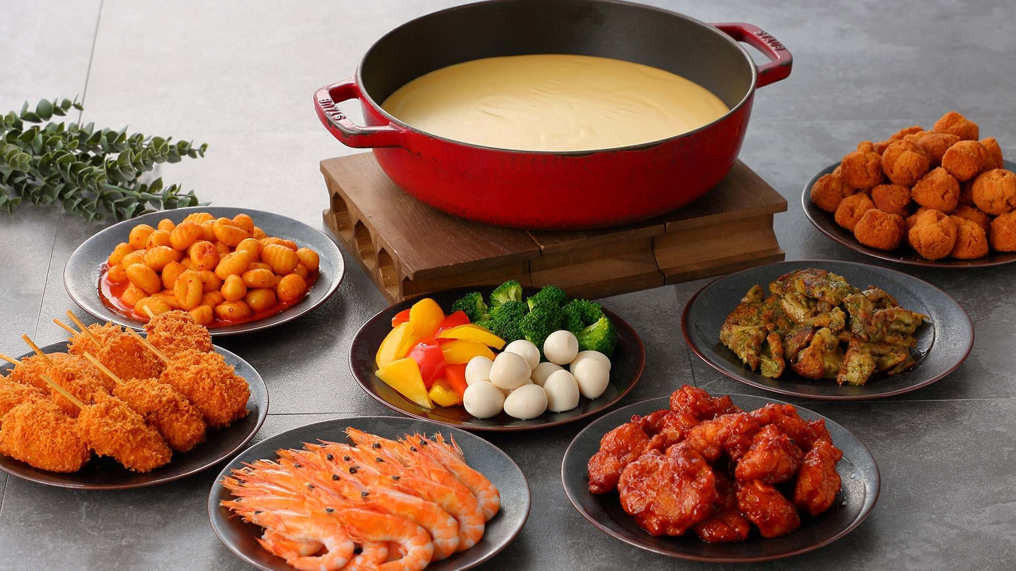 とろけるチーズフォンデュと冬の味覚ディナーブッフェ＆クラブラウンジステイ　夕食19時30分