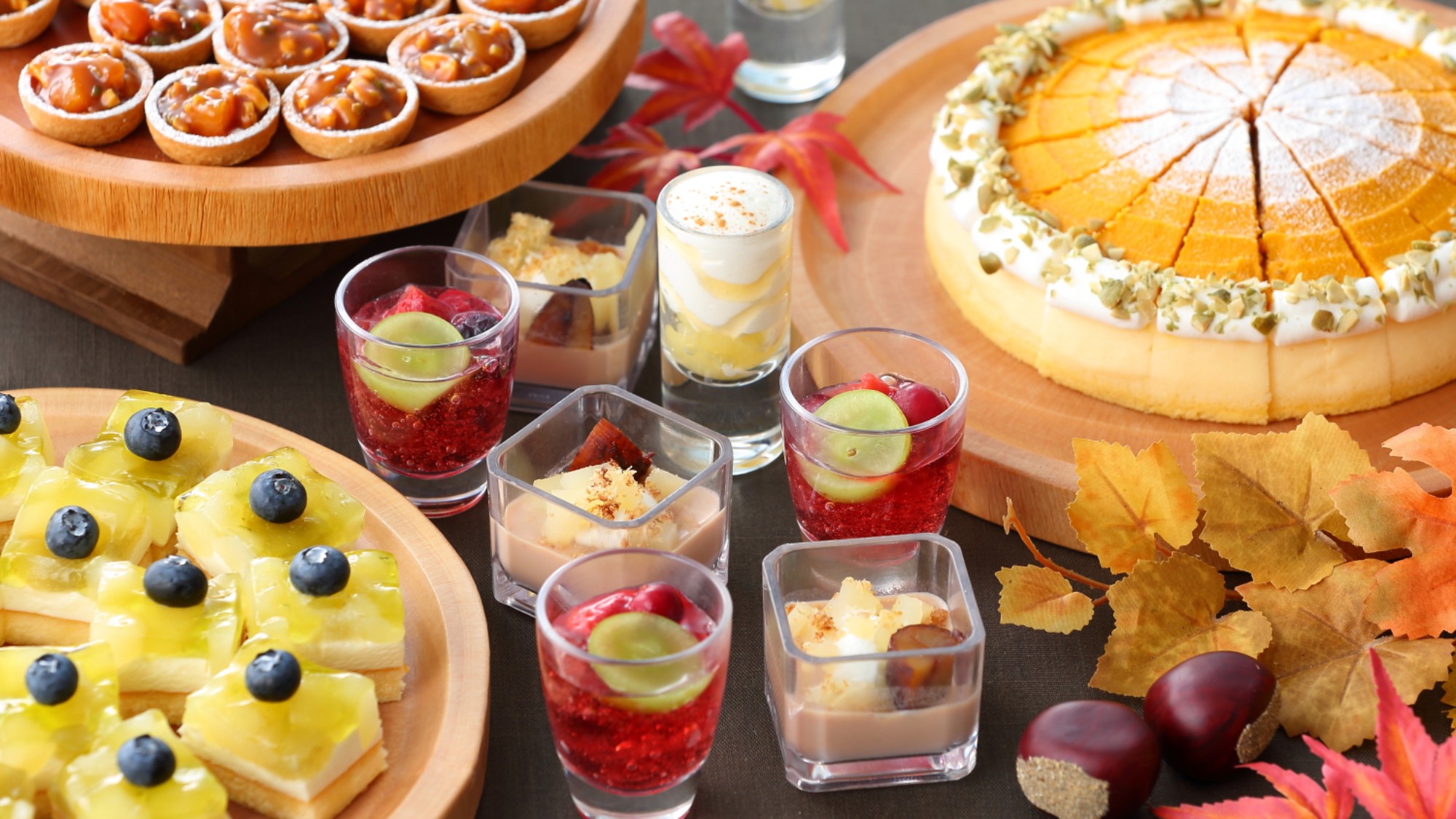 いも・栗・かぼちゃをふんだんに使用したスイーツ