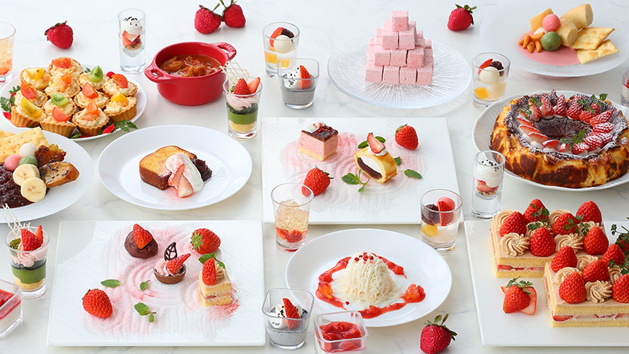 いちご＆和スイーツ ランチブッフェ ー和香(わか)ー※3/20～6/4