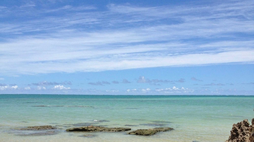 【いちゃんだビーチ】沖縄の穴場ビーチ！施設から徒歩6分です。