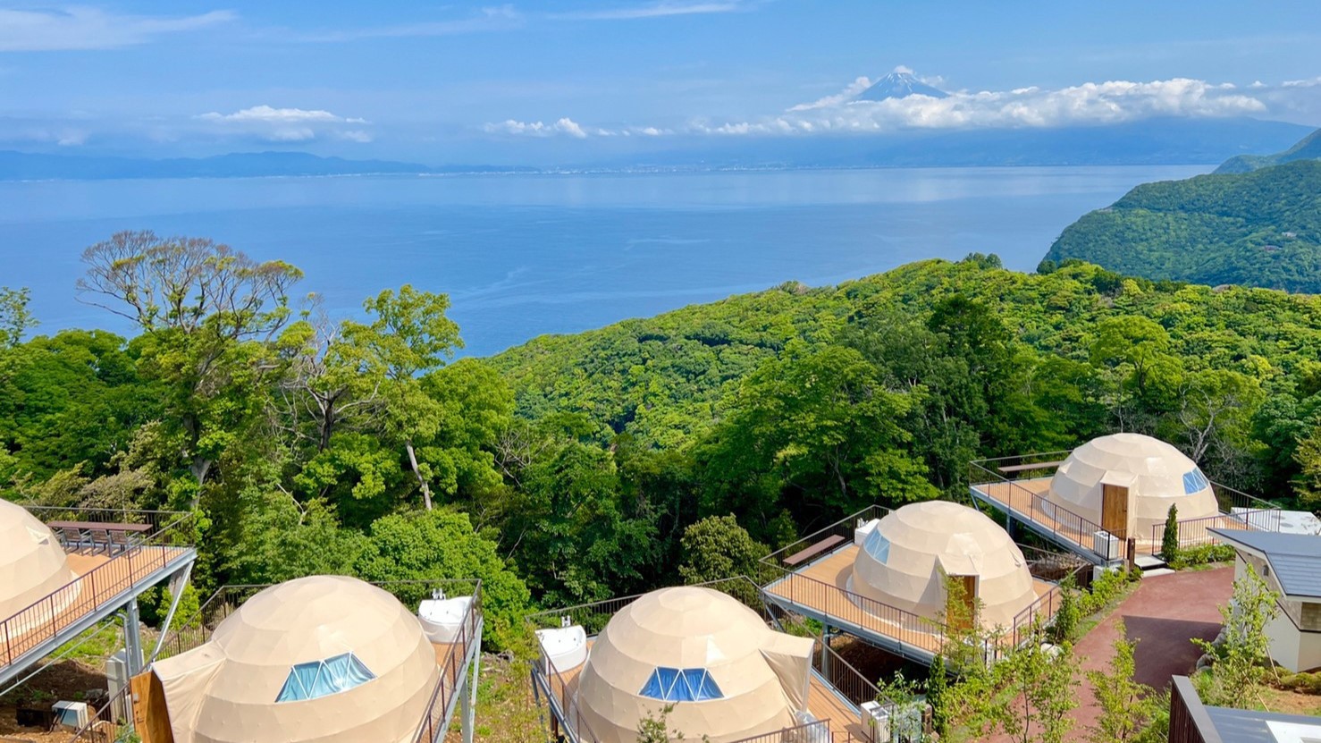 【5％OFF】【楽天スーパーSALE】〜天空グランピング〜全室天空バス・エアコン完備／1泊2食BBQ